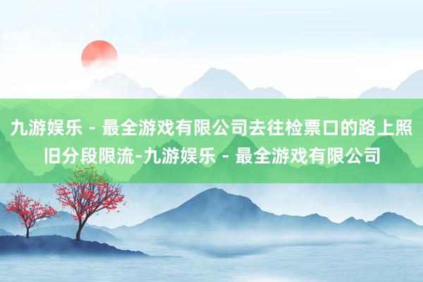 九游娱乐 - 最全游戏有限公司去往检票口的路上照旧分段限流-九游娱乐 - 最全游戏有限公司